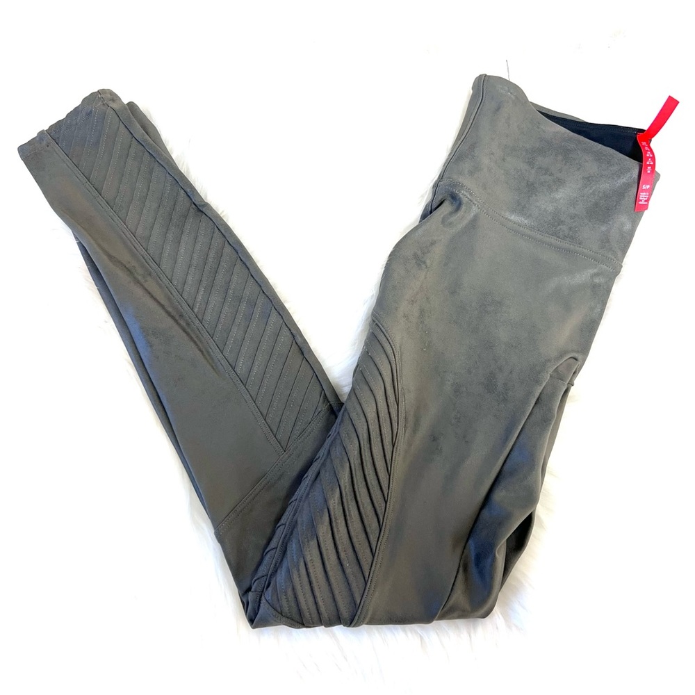 SPANX Gray Moto Leggings
